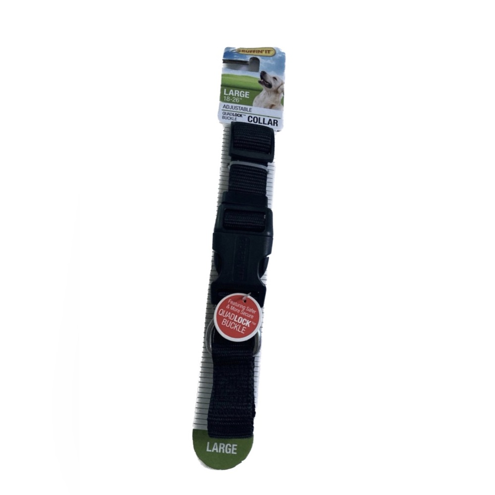 RUFFIN’ IT | Adjustable Dog Collar | Large 18/26”